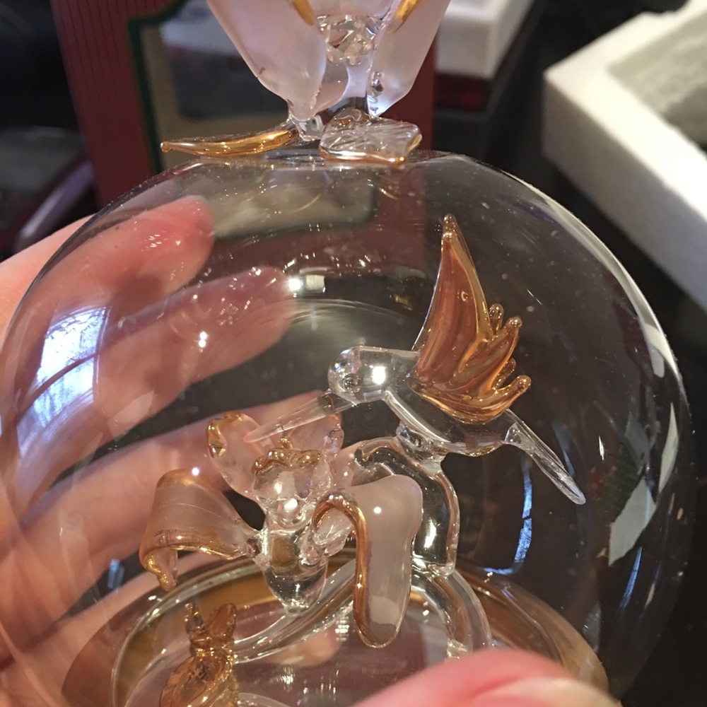 Bundle of 2 glass ornaments - Picture 8 of 8